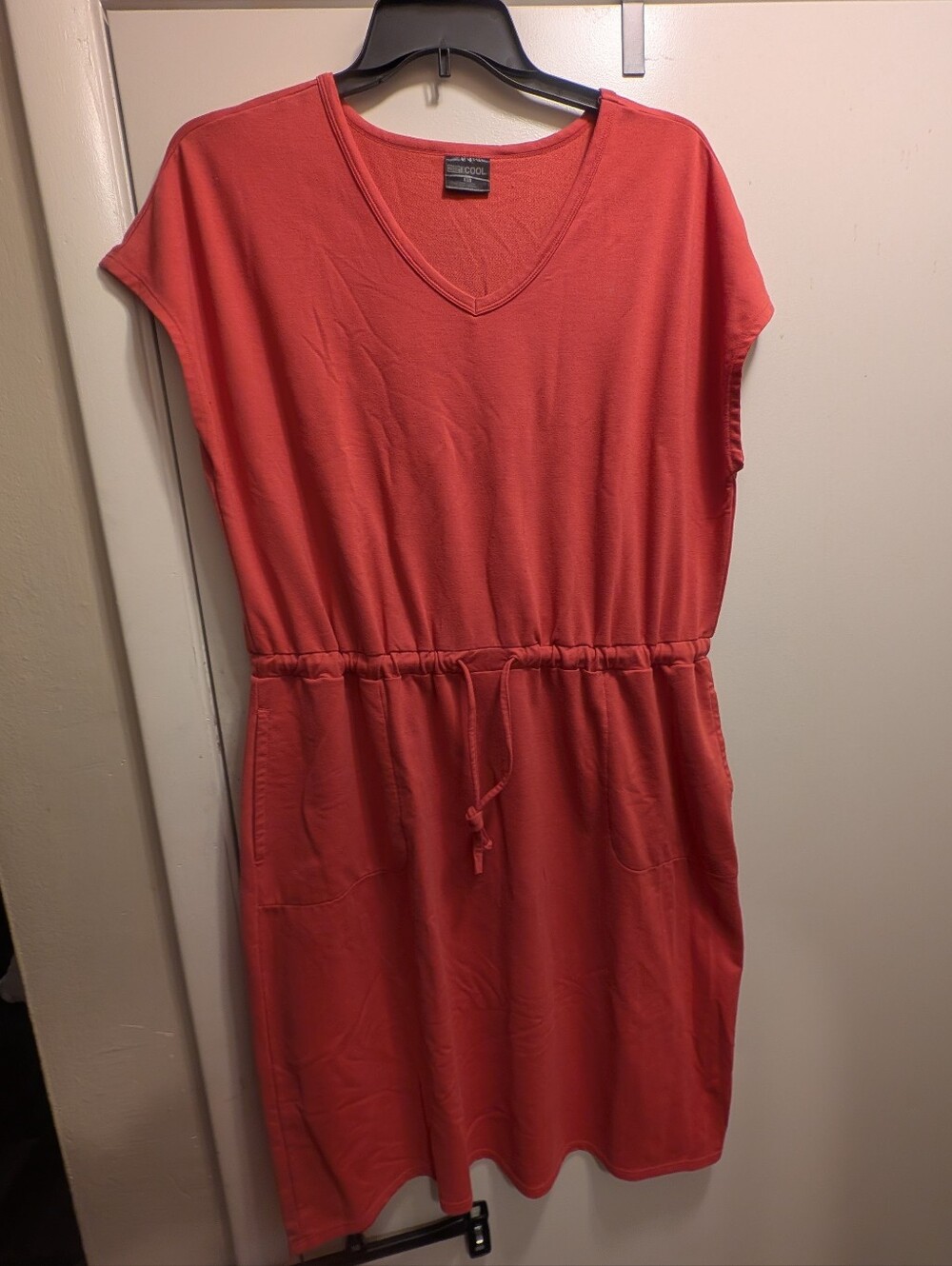 3/$15 Women's Everyday Vneck Drawstring Dress XL